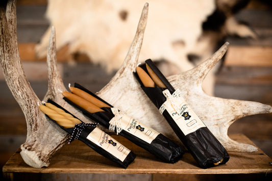10" Beeswax Taper Candle