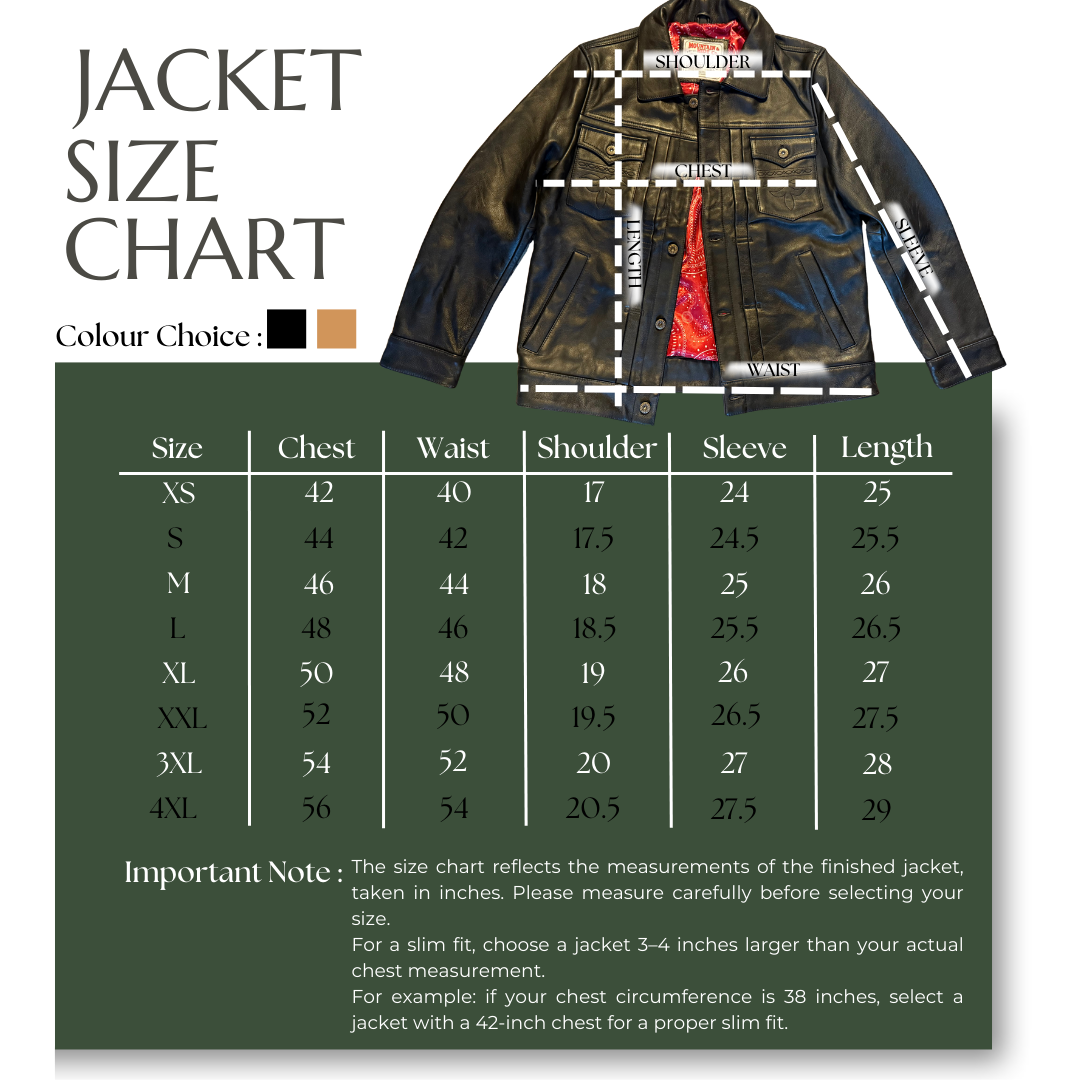 The Outsider – Black | Full-Grain Leather Jacket