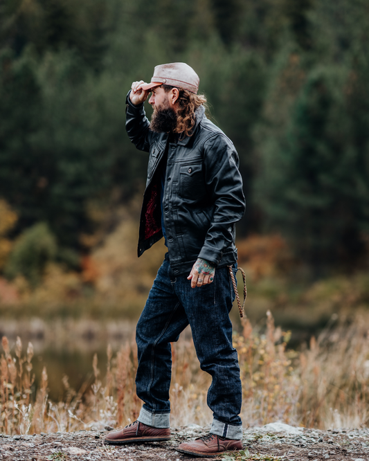 The Outsider – Black | Full-Grain Leather Jacket