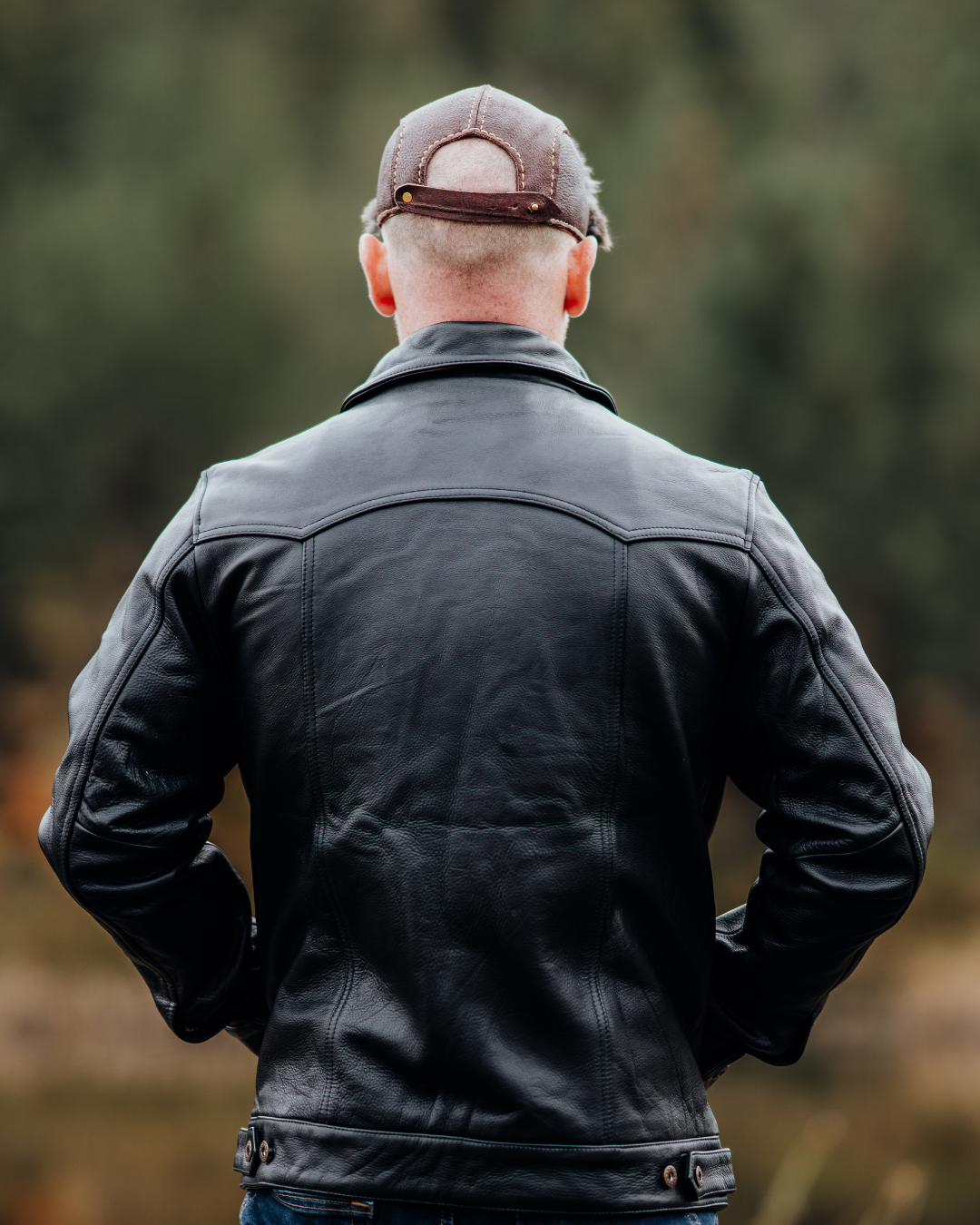 The Outsider – Black | Full-Grain Leather Jacket
