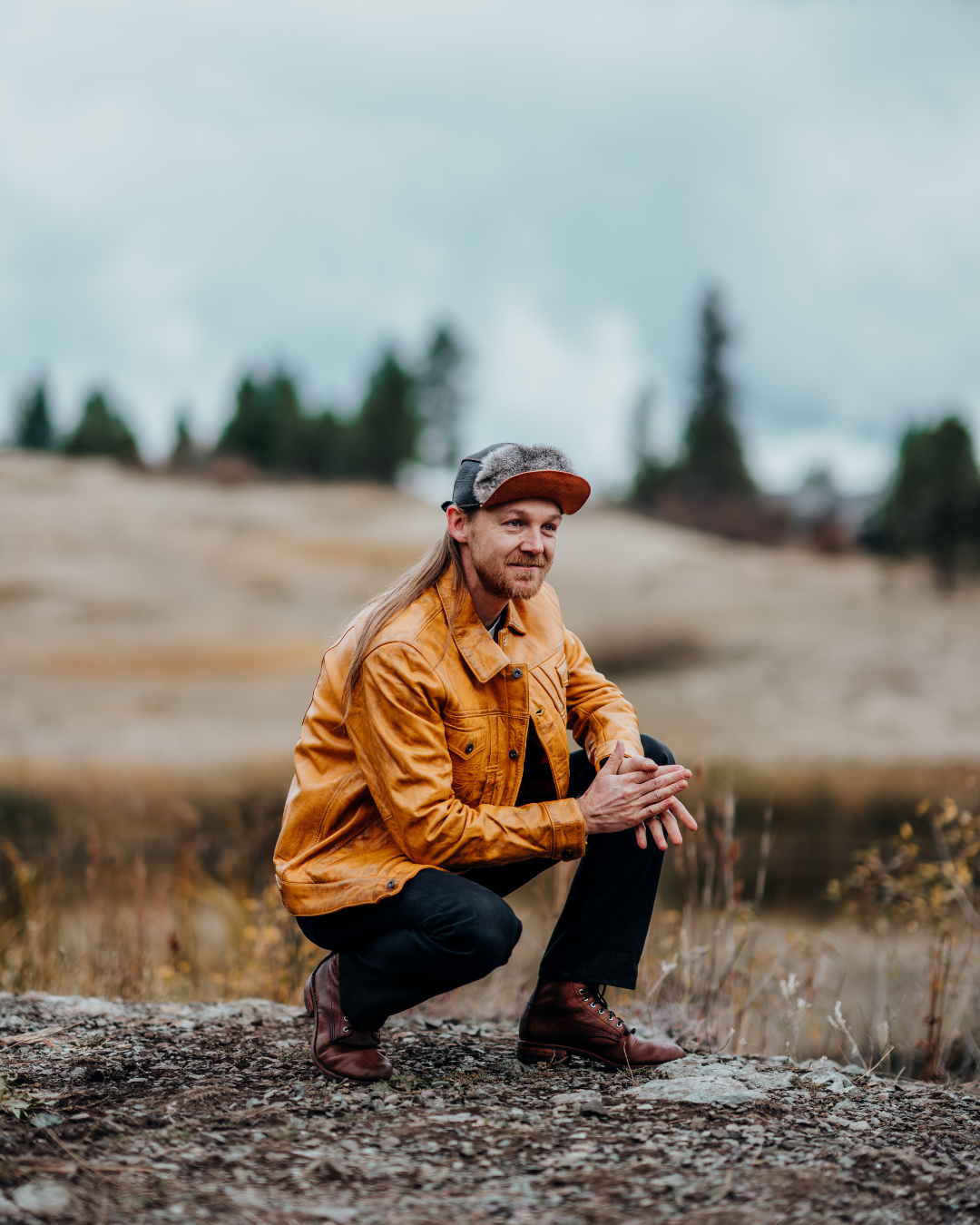The Prospector – Gold | Full-Grain Leather Jacket