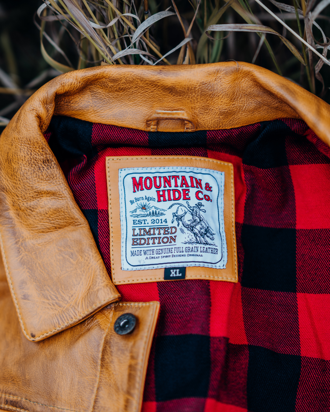 The Prospector – Gold | Full-Grain Leather Jacket