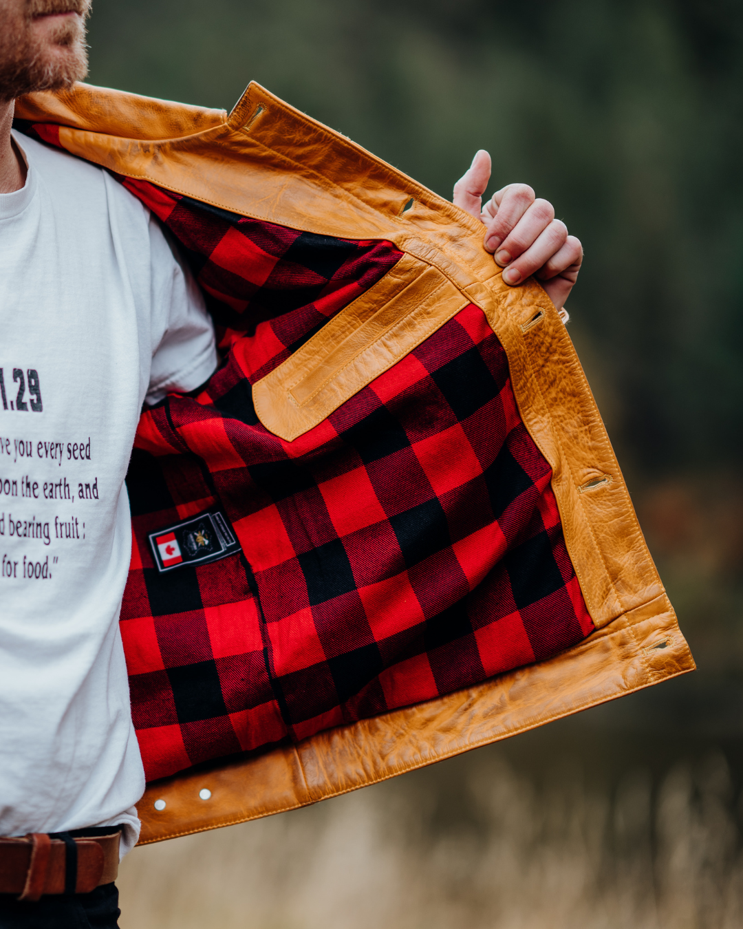 The Prospector – Gold | Full-Grain Leather Jacket