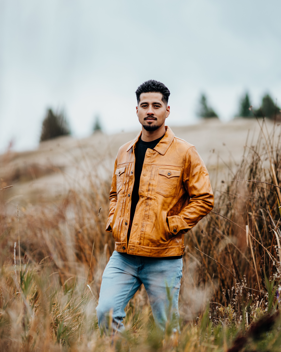 The Prospector – Gold | Full-Grain Leather Jacket
