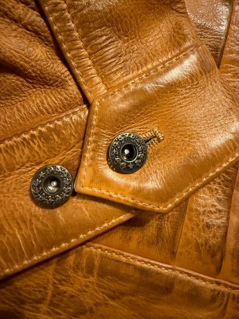 The Prospector – Gold | Full-Grain Leather Jacket