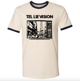 Tel Lie Vision (b/w) - Men's Ringer Tee