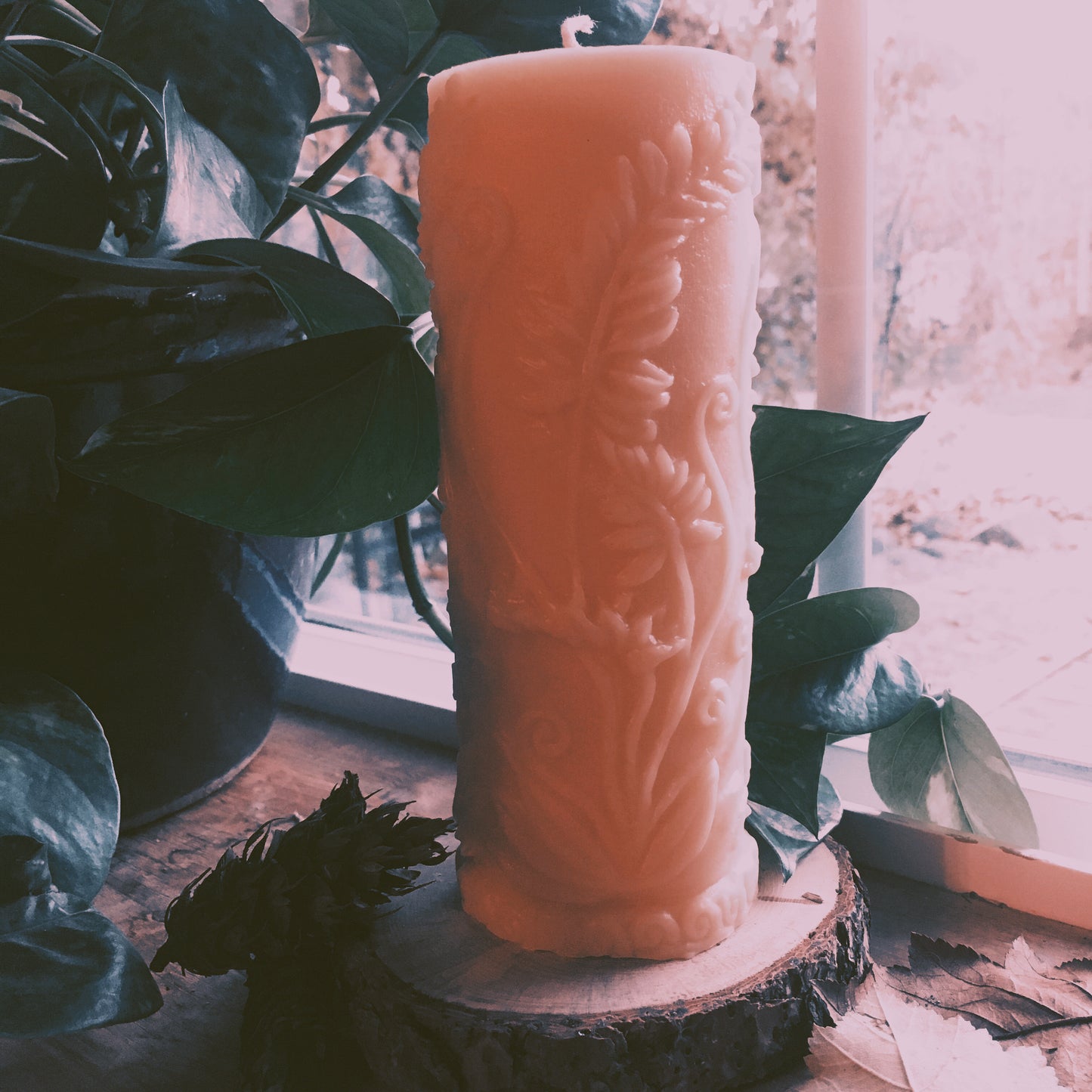Mystic Fern Beeswax Candle